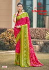 Shabnam Vol 22 By Kashvi Dull Moss Printed Bandhej Saree Suppliers In India